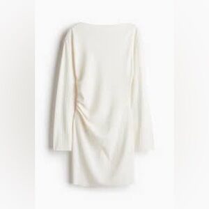 H&M cream mini dress size large
